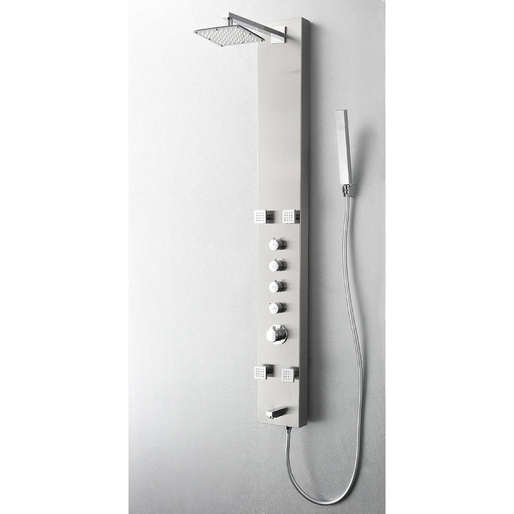 Stainless Steel Thermostatic Shower Panel P6269