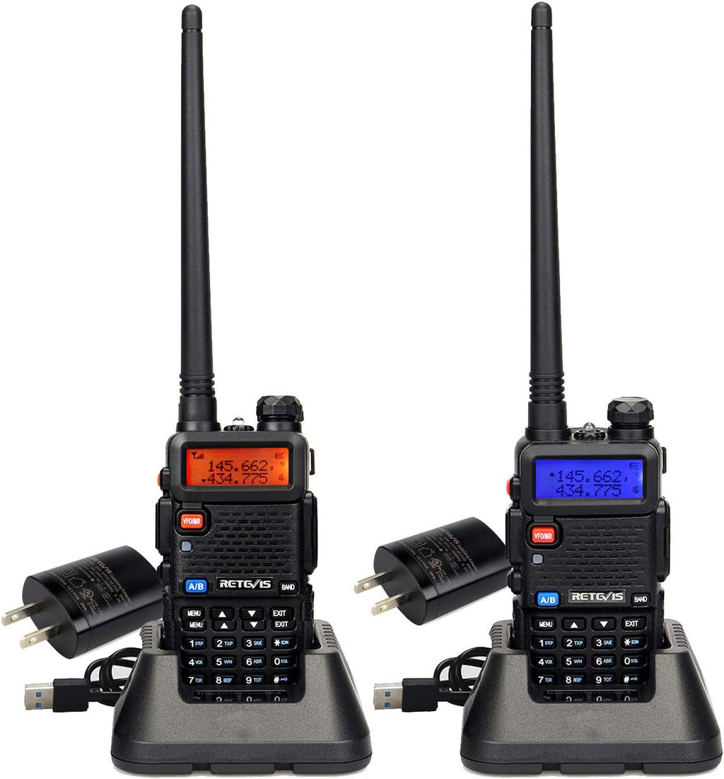 Dual Band Two Way Radios, 128CH LCD Walkie Talkies (2 Pack) I27911
