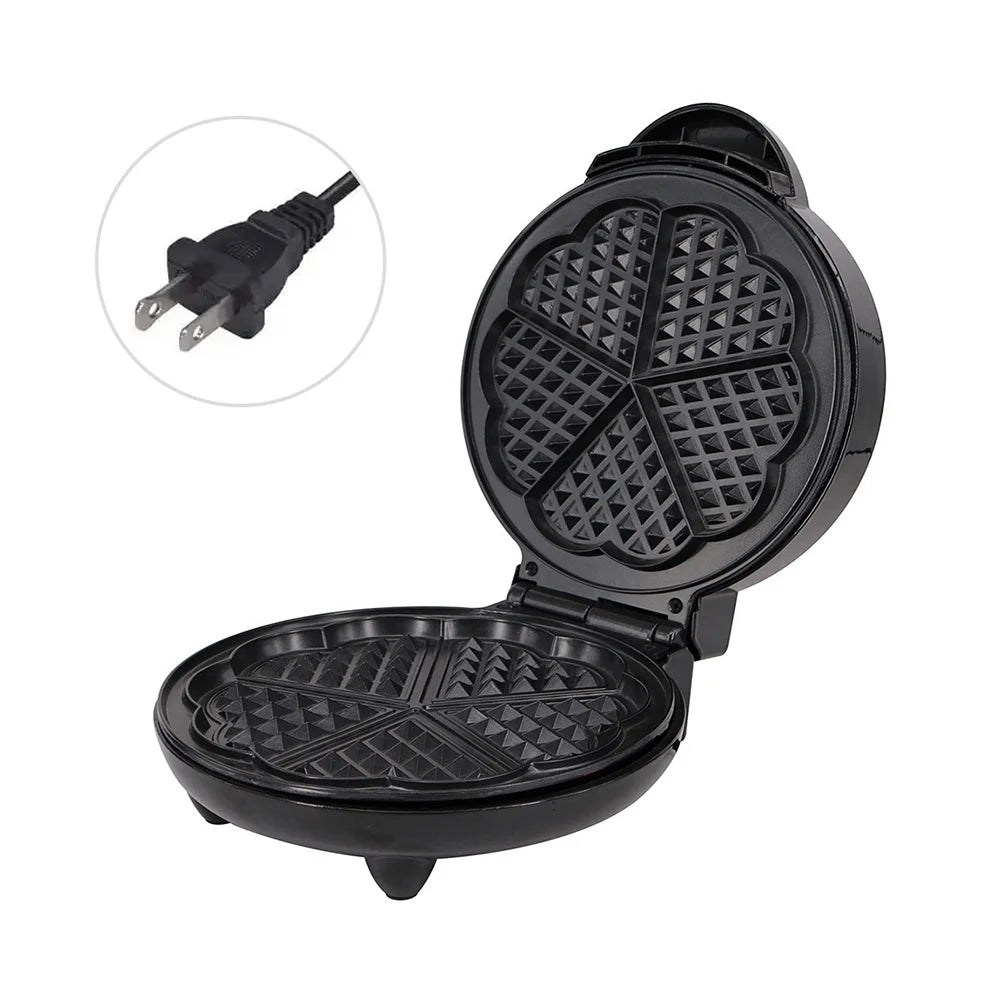 1000W Heart-Shaped Waffle Maker Electric Waffler V152