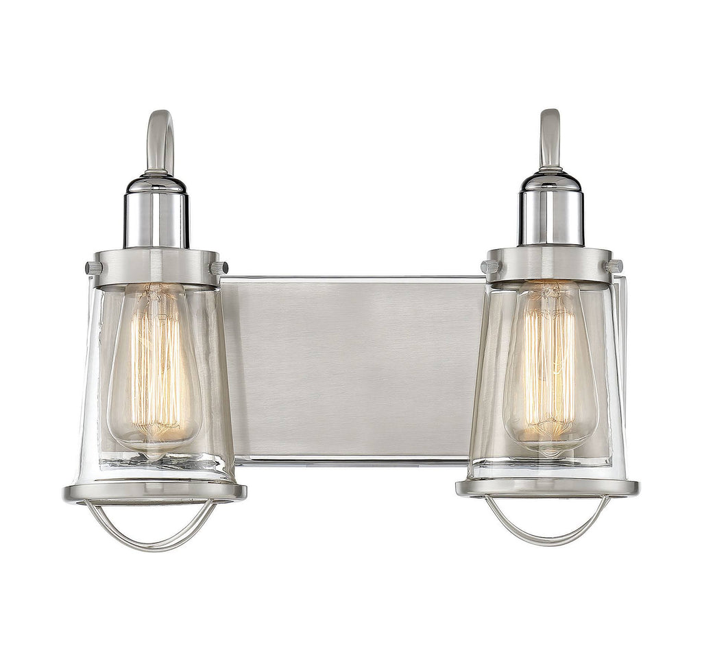 2 Light Bath Bar Satin H710309