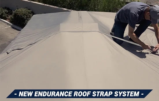 Tan Outdoor RV Vehicle Cover U5795