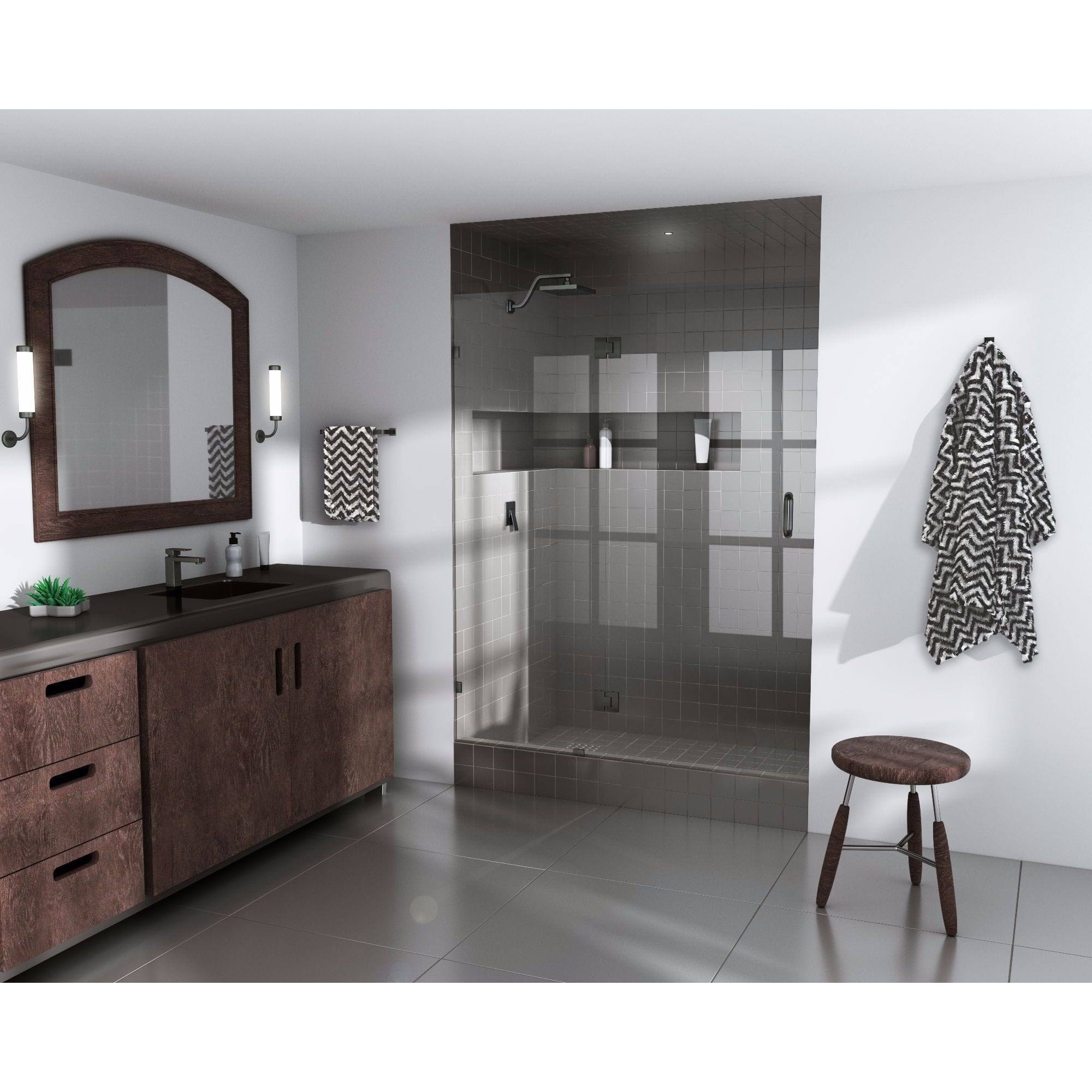 Bronze Frameless Shower Door T824546