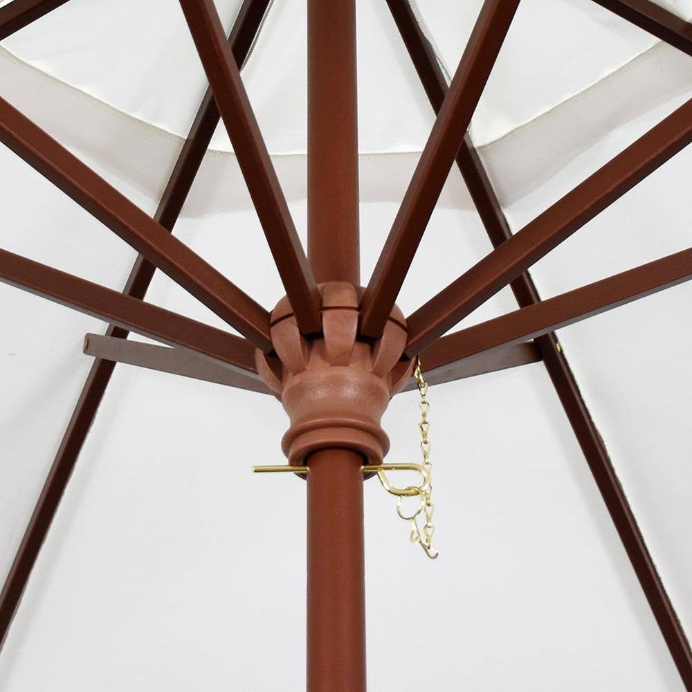 7.5 ft Wood Market Umbrella K918065