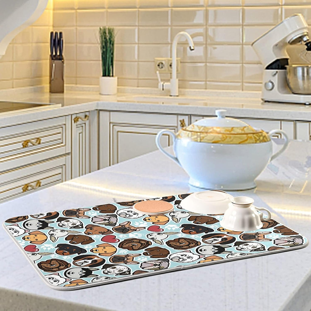 Microfiber Absorbent Drying Mat 16" × 18" V163775
