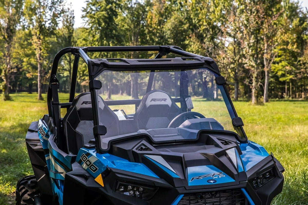 Heavy Duty Full Windshield for Polaris RZR XP 1000 / XP 4 1000, 1/4" Thick Clear Polycarbonate Y90539
