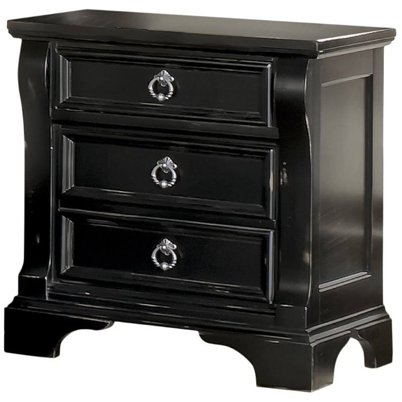 Black Nightstand B56493