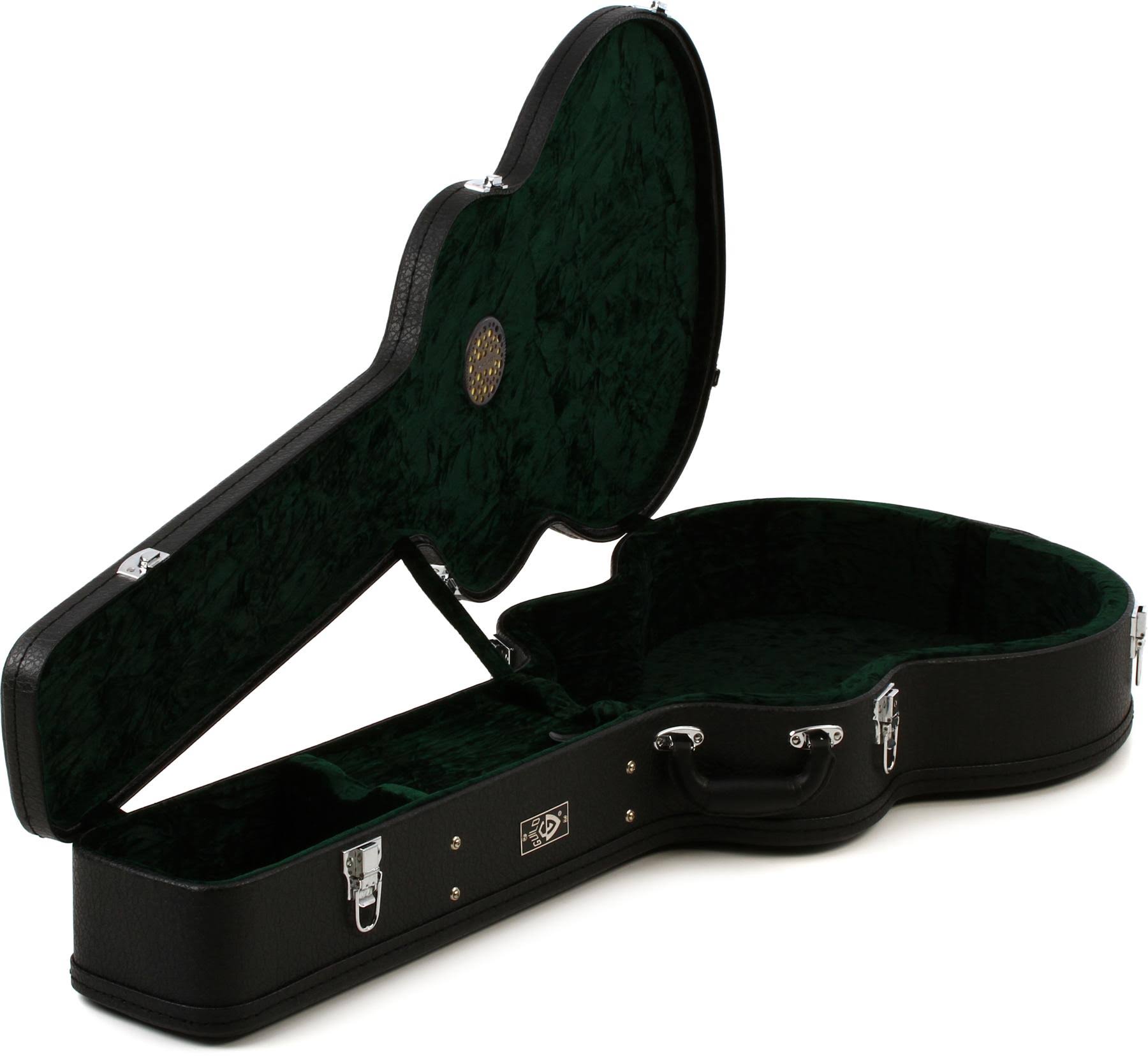 Deluxe Humidified Archtop Wood Case for Jumbo Acoustic Guitar B3233