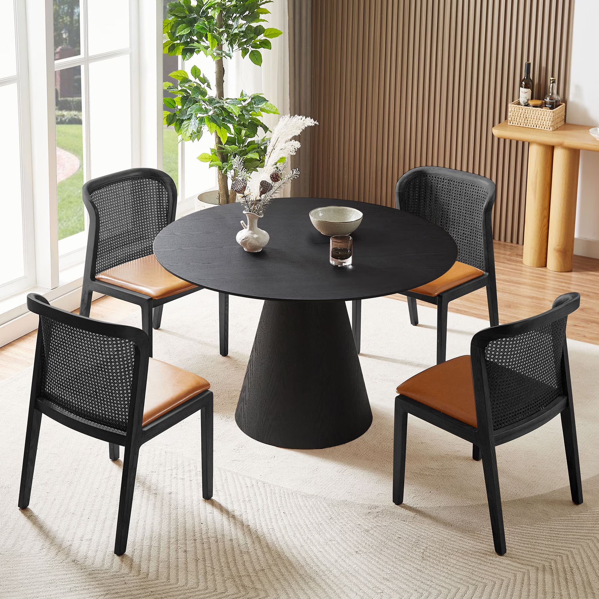 Black Round Dining Table I512