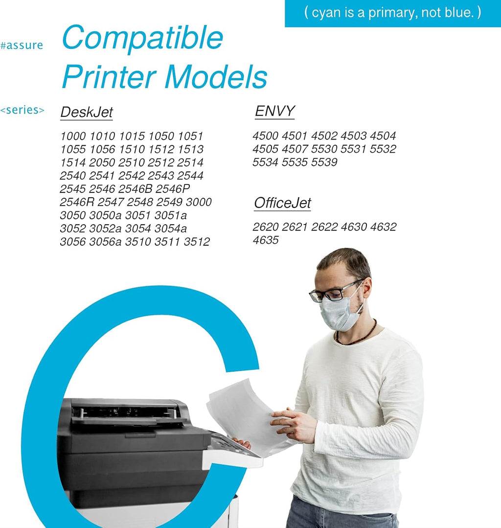 3-Pack 61XL Ink Cartridges (2 Black, 1 Tricolor) A6699
