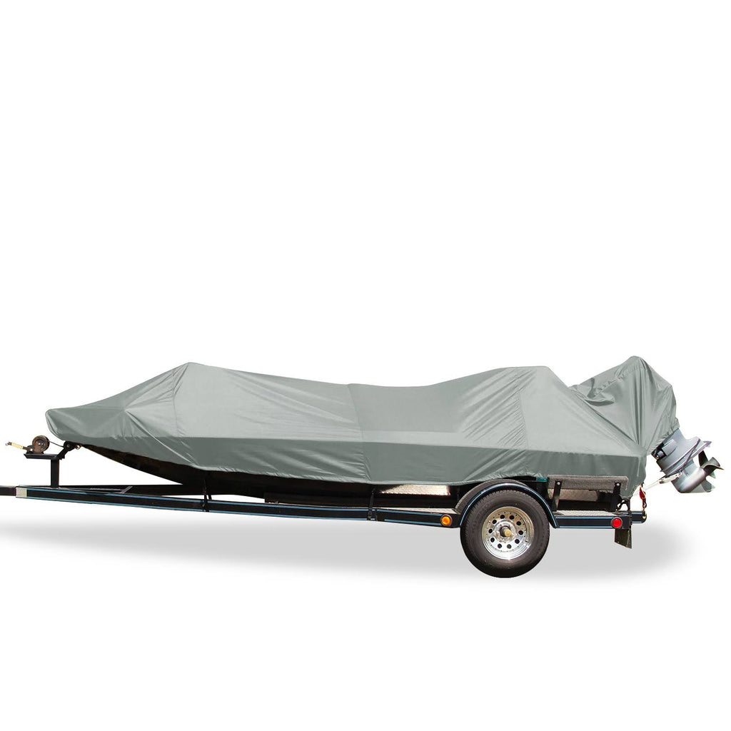 Grey Poly-Guard Boat Cover for 16.5 Jon Style Bass Boats N956