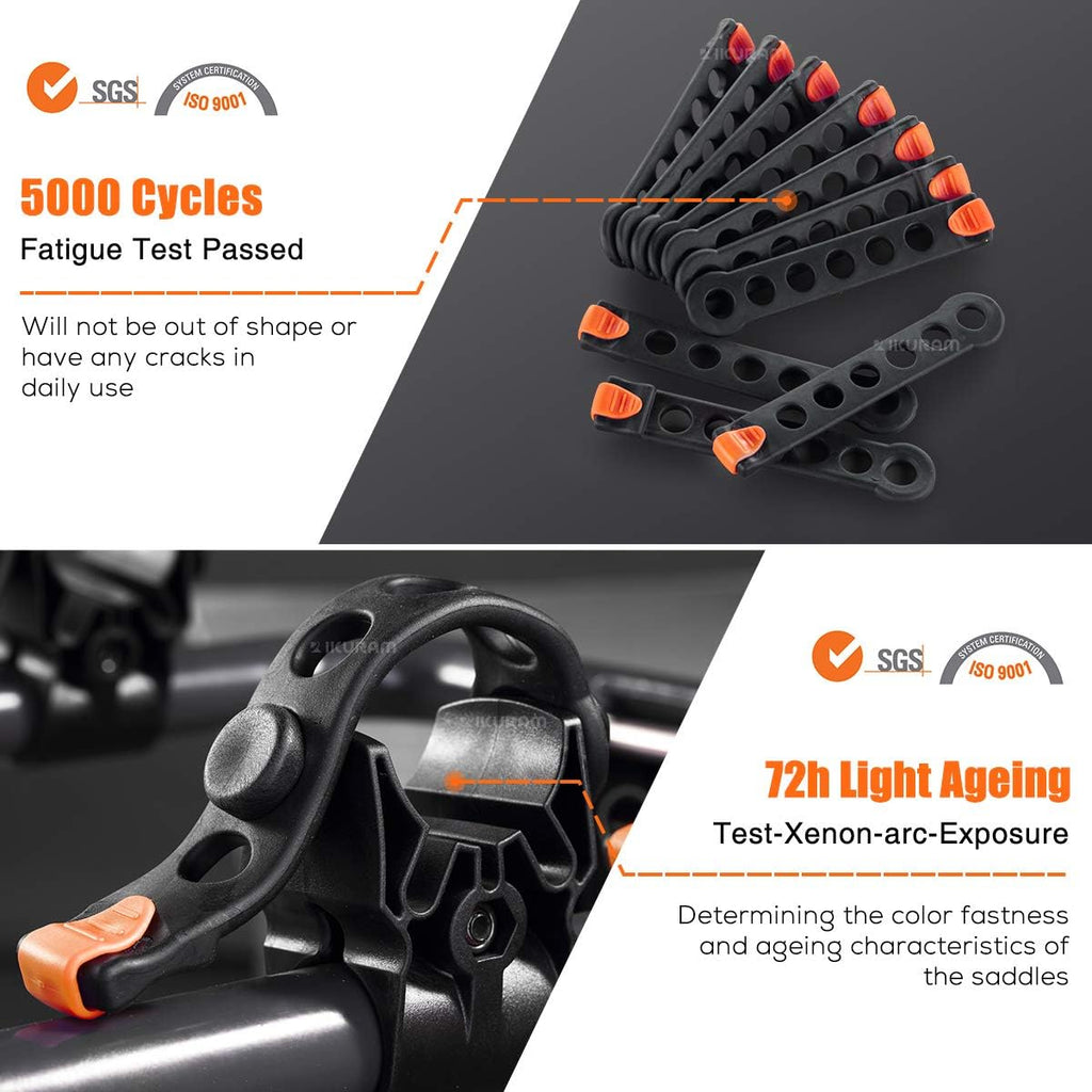 2 Bike Hitch Mount Double Foldable Rack X26518
