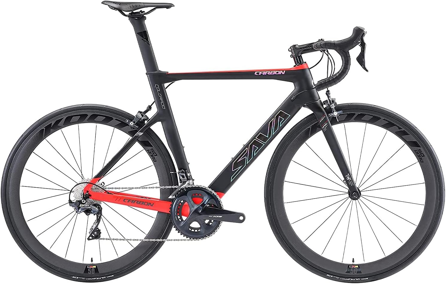 Carbon Fiber Frame 700C Road Bike with Shimano 105 22 Speed Groupset K5278
