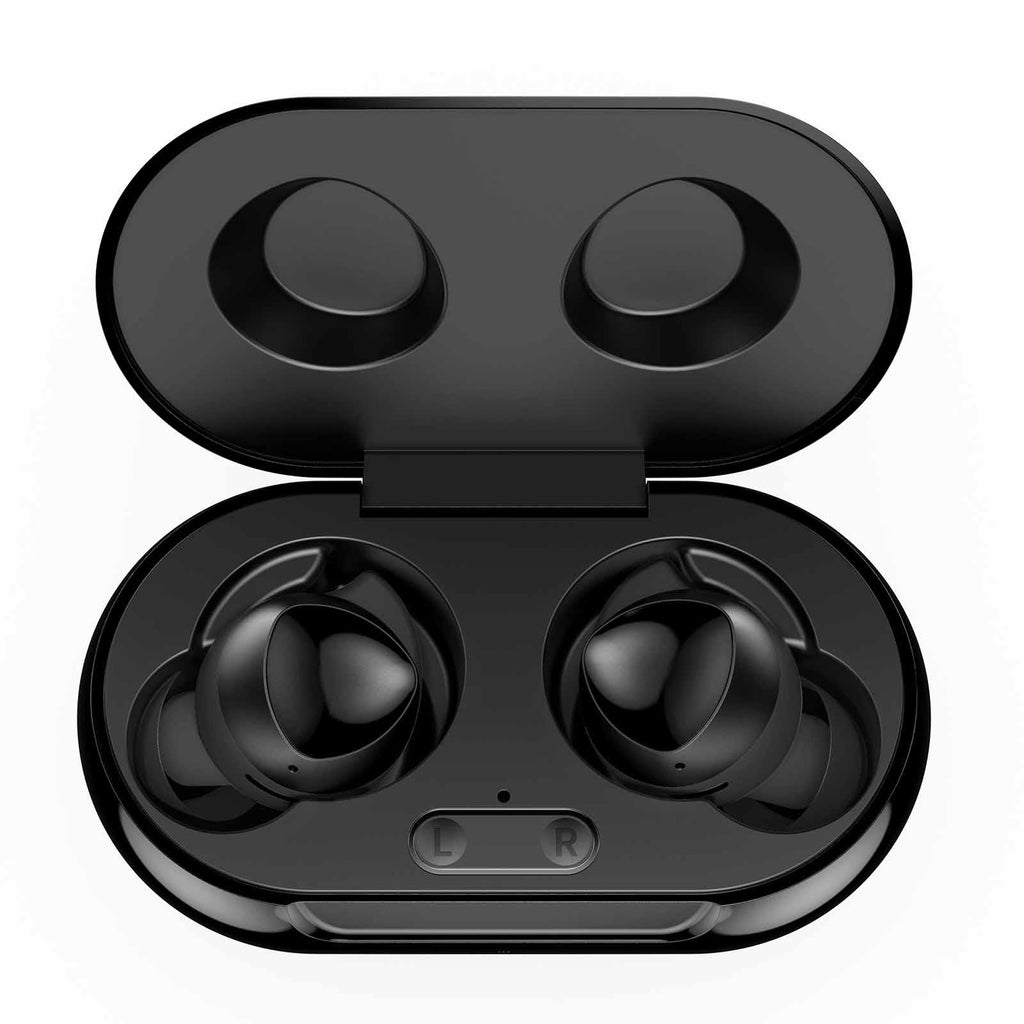 Black True Wireless Earbuds with Charging Case S457325