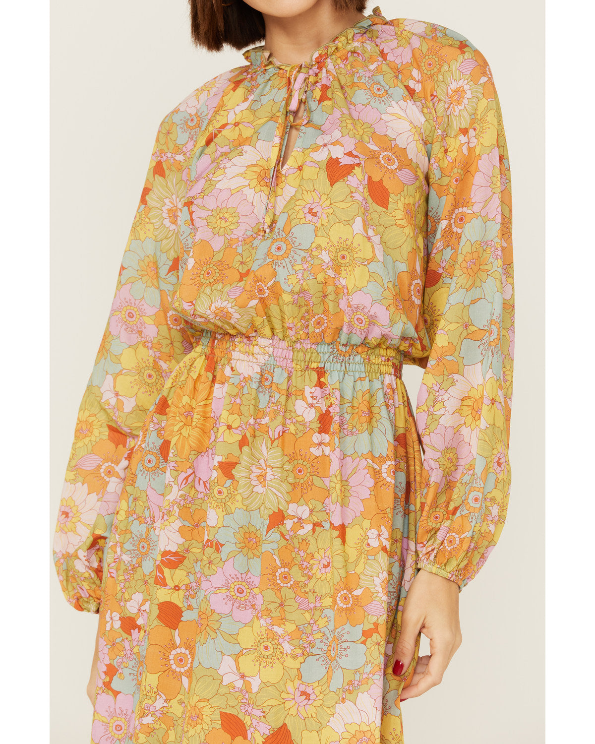 Multi Medium Midi Dress M2724