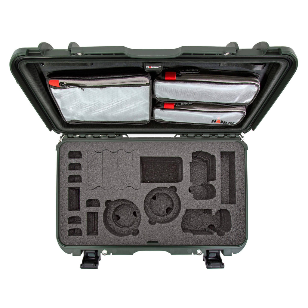 Olive DSLR Camera Case with Lid Organizer G657613
