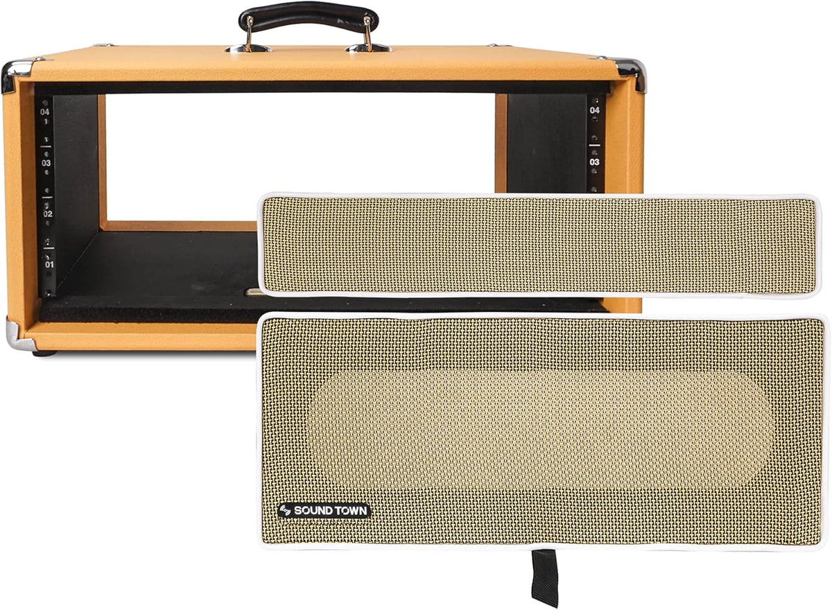 2U Amp Rack Case, 12.5 Depth, Black H12098