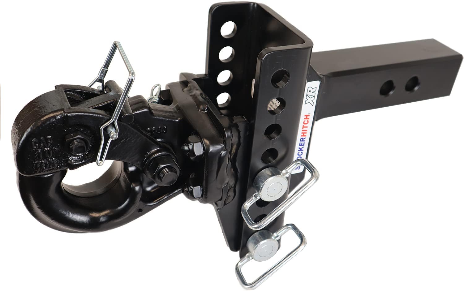 Pintle Hook Drop Ball Mount, Fits 2" Hitch U86682