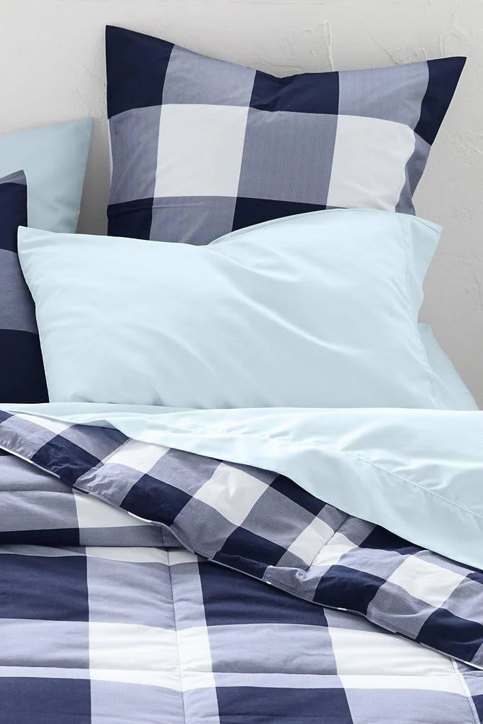 Blue 400 Thread Count Sateen Sheets U59009