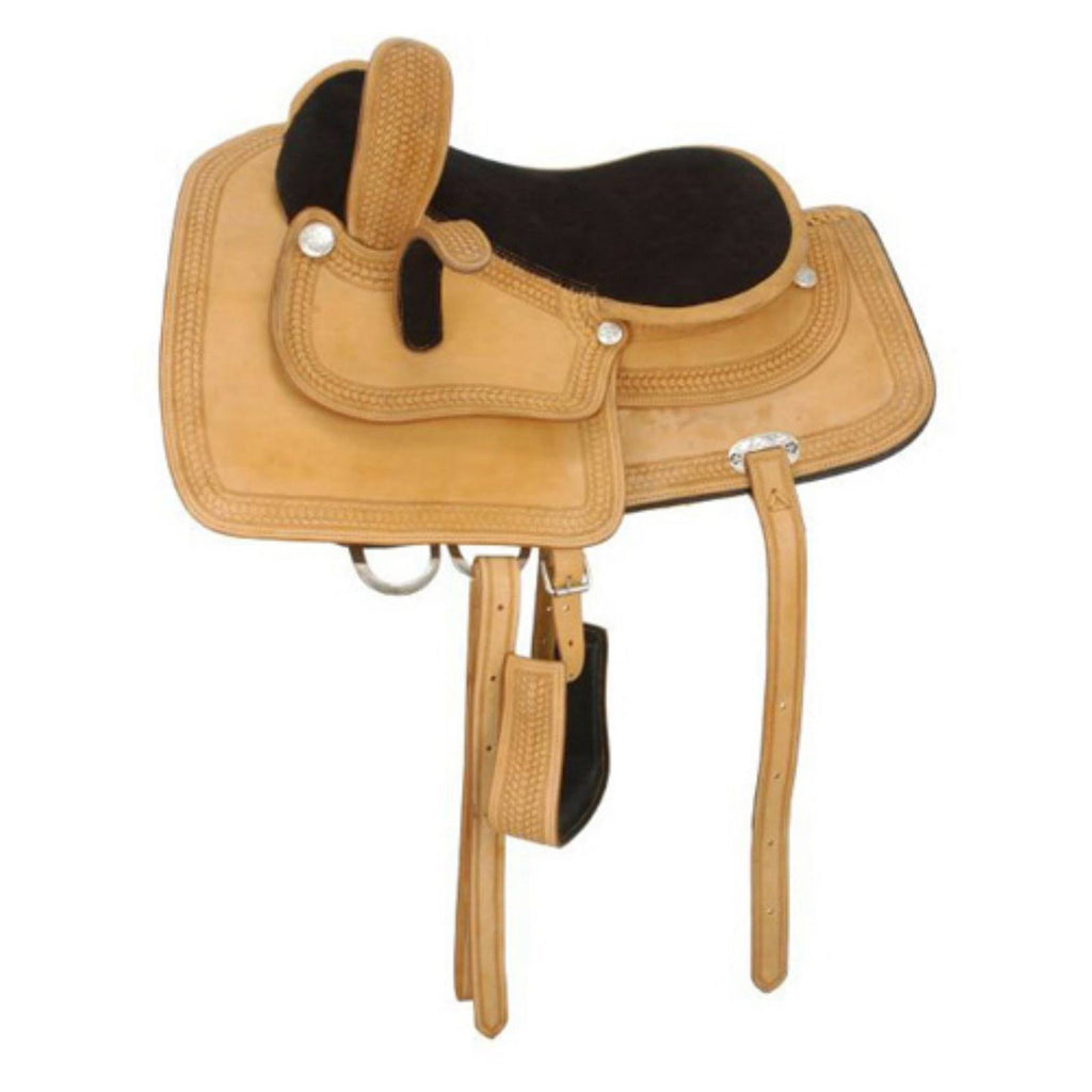 Dark Oil Basket Border Side Saddle T439846