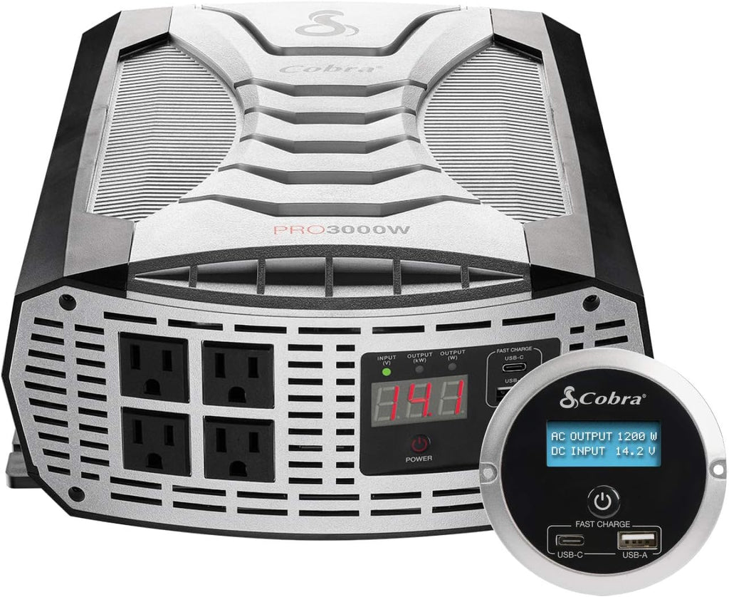 2500W Power Inverter with 4 AC Outlets and 2 USB Ports P8895