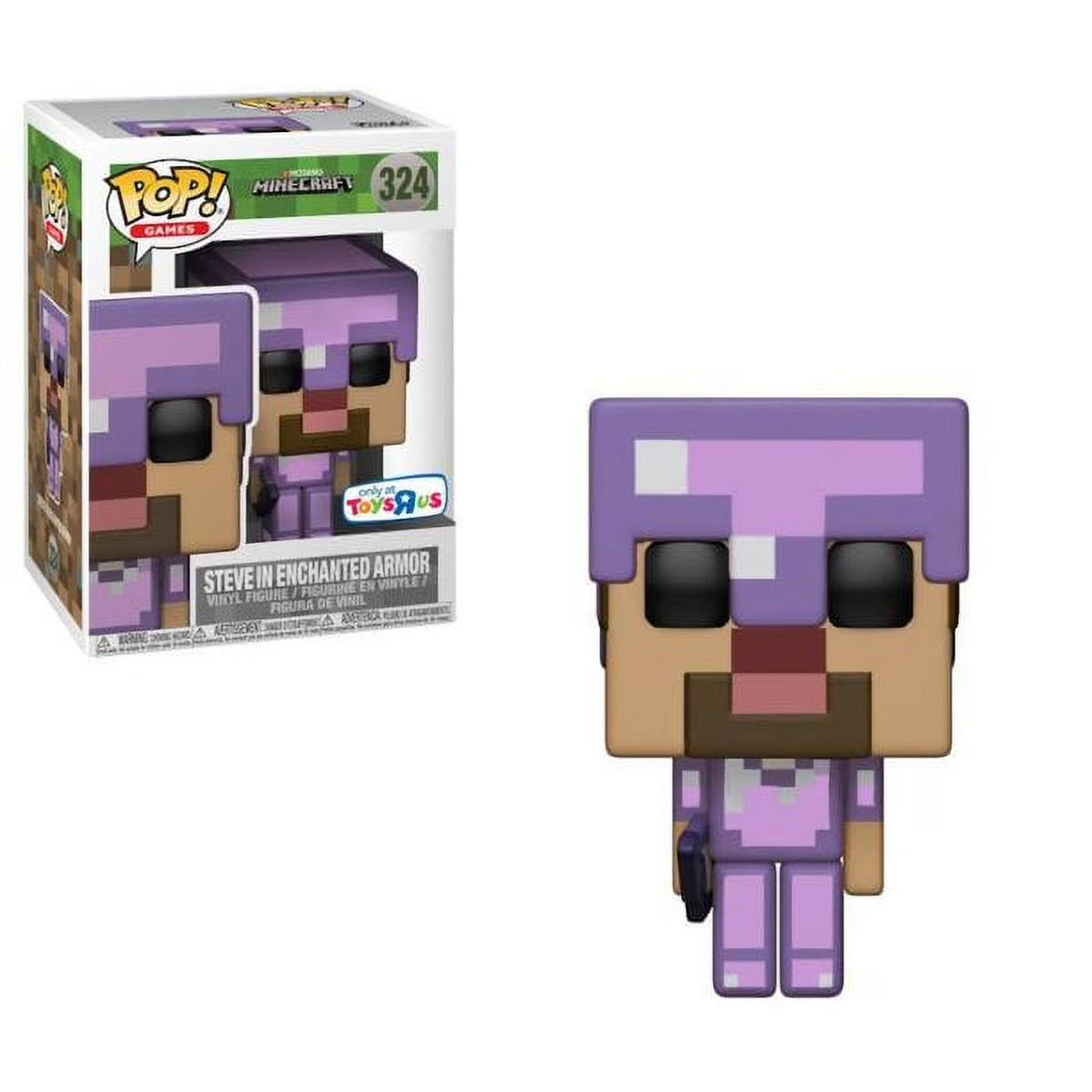 Minecraft Steve in Enchanted Armor Figure W4534