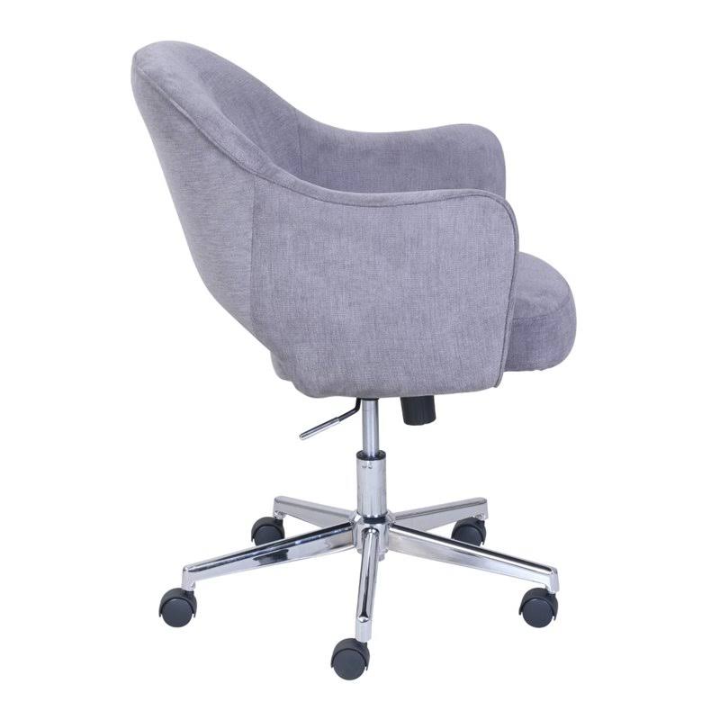 Dovetail Gray Home Office Chair A3415