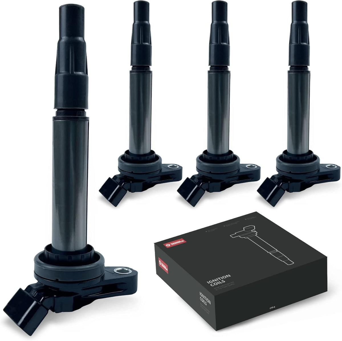 Set of 4 Ignition Coil for Toyota Corolla iM Matrix Prius Plug-In V, Lexus CT200h, Pontiac Vibe, Scion iM xD X968