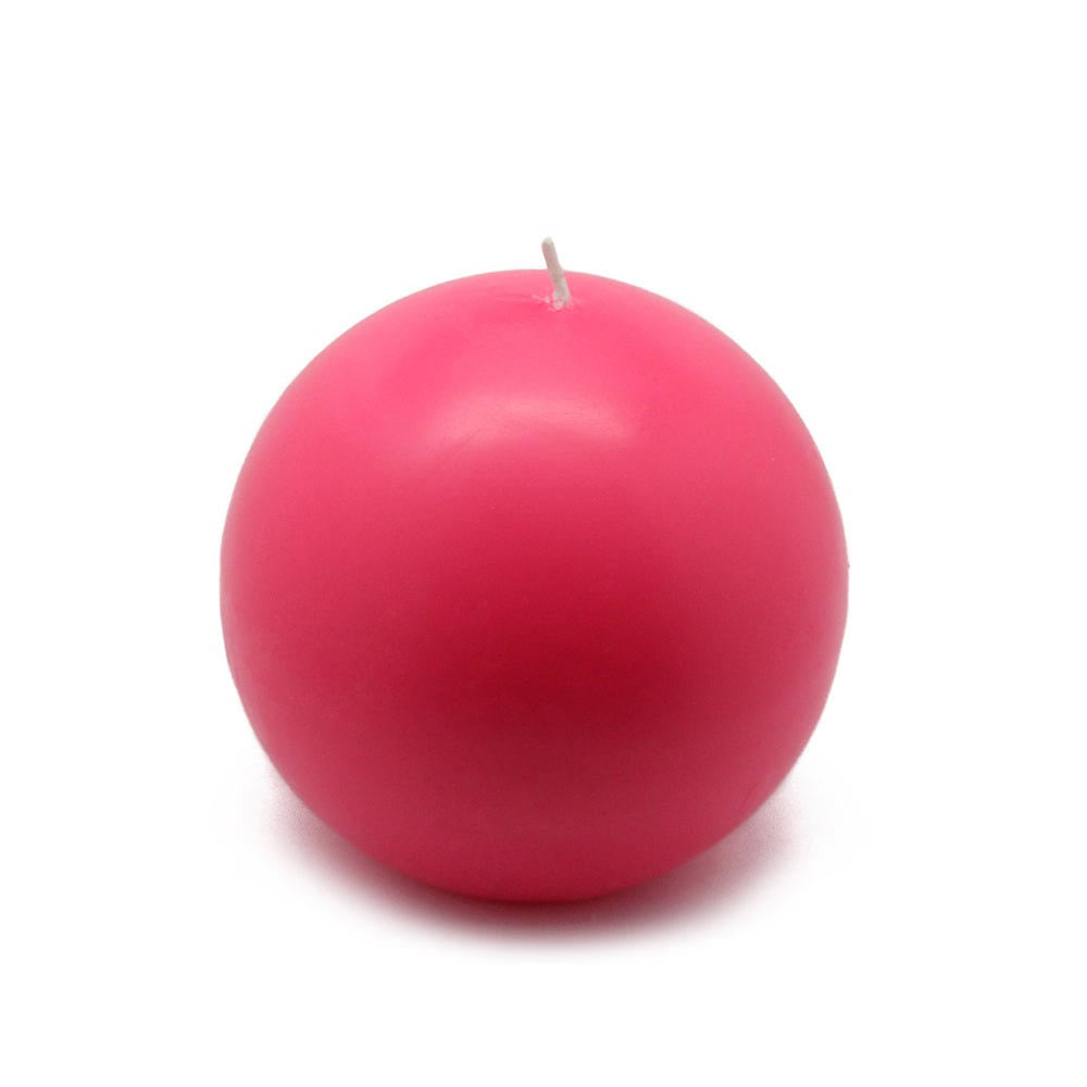 White Ball Candles 12 Pcs A663