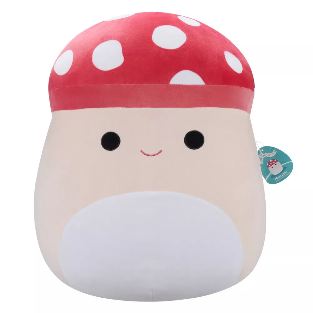 Malcolm the Red Mushroom 11 Inch Plush Stuffed Toy E233
