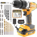 58 Piece 18V Pink Drill Driver & S2 Bit Set Cordless Power Drilling Electric Screwdriver Tool Case Pack of 2 N60277