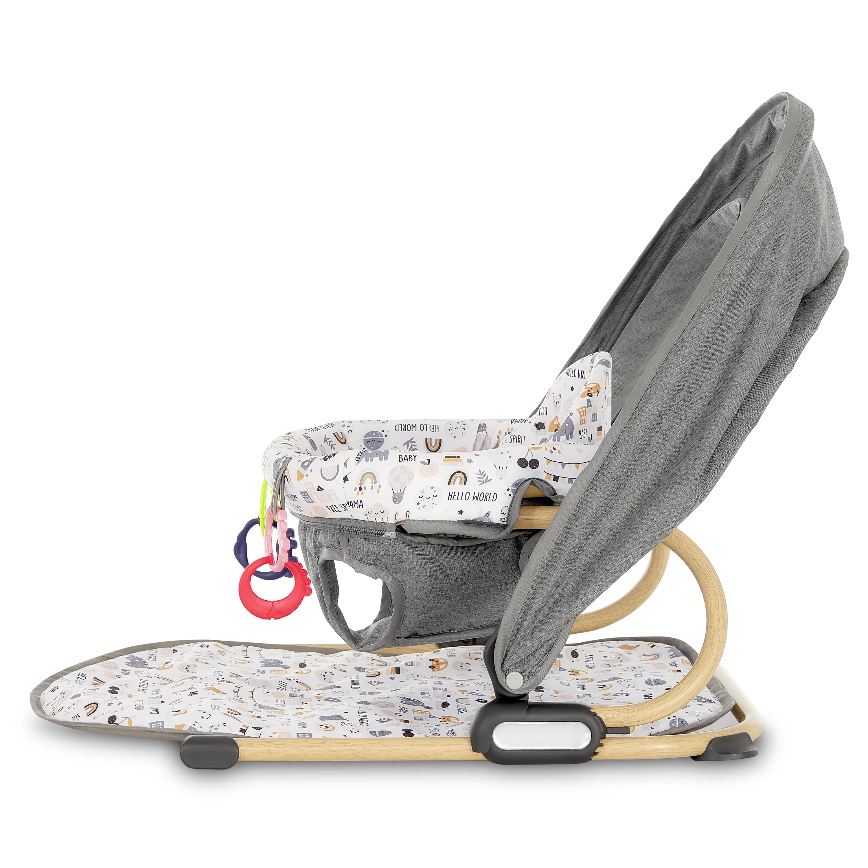 Compact Floor Seat and Canopy with 2 Soft Toys Z32141
