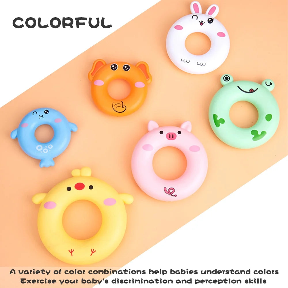 7 Pcs Soft Stacking Rings Toy T452625