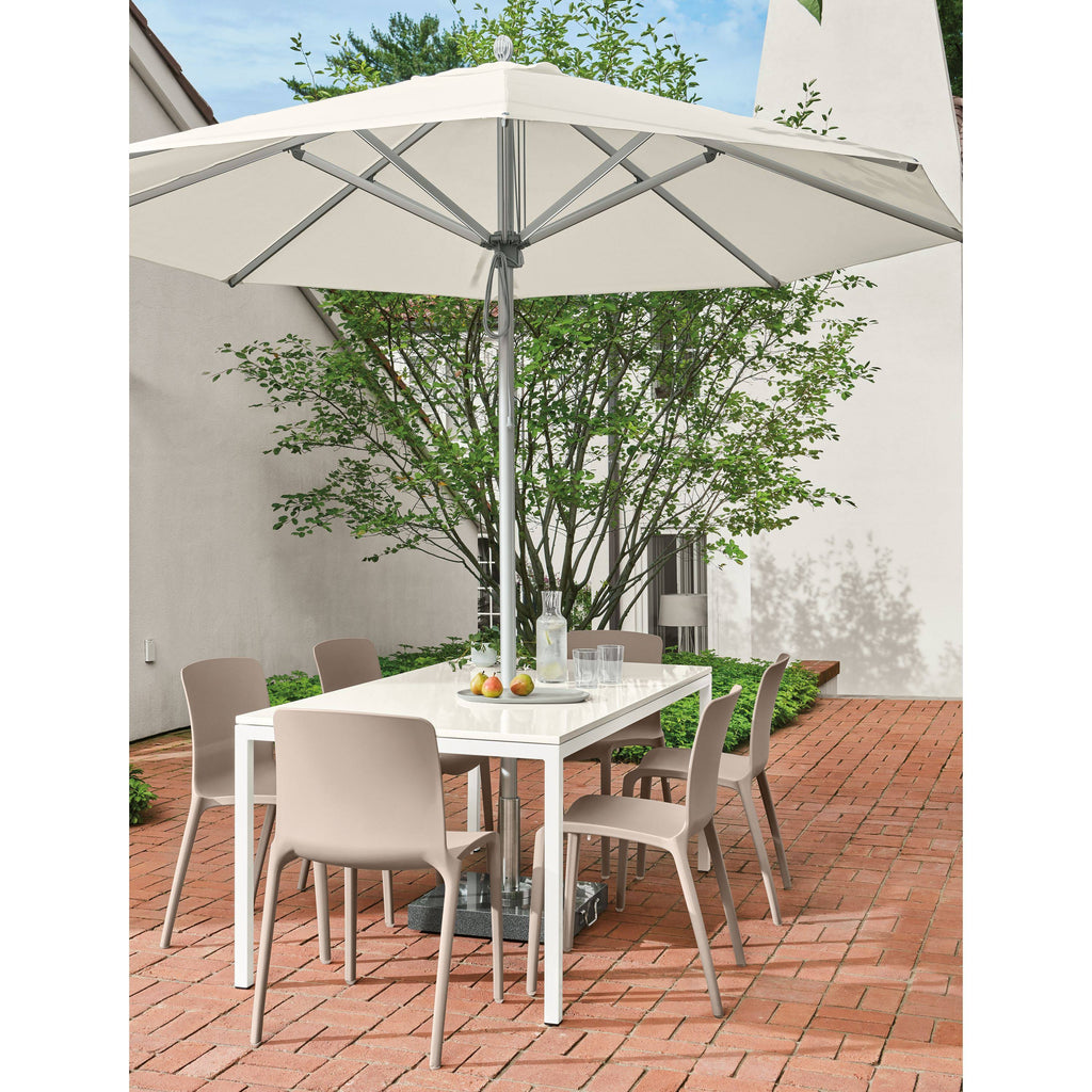 Red Recycled HDPE Patio Table X2954