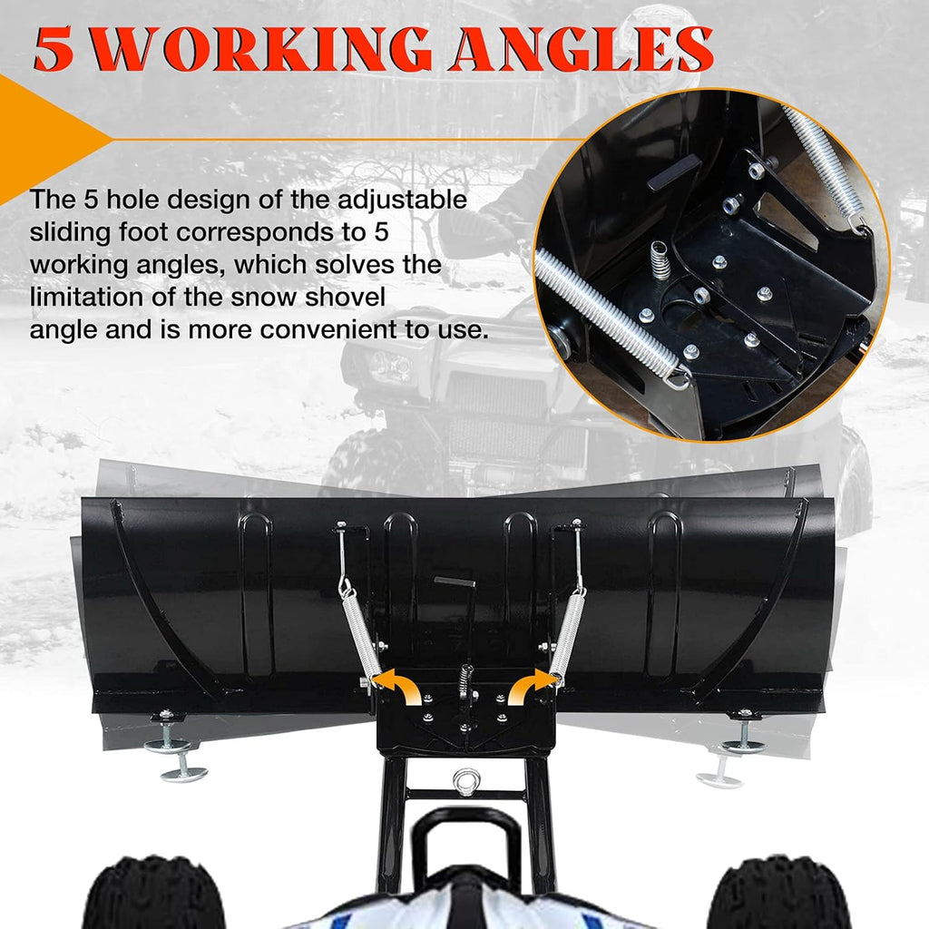Universal Steel Snow Plow Kit for Pickup Trucks UTV ATV 50 Inch A2857