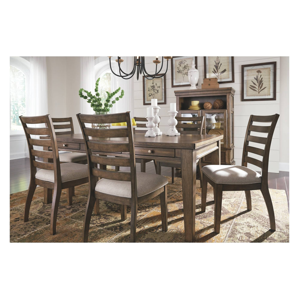 Medium Brown Dining Side Chair Set of 2 N550510