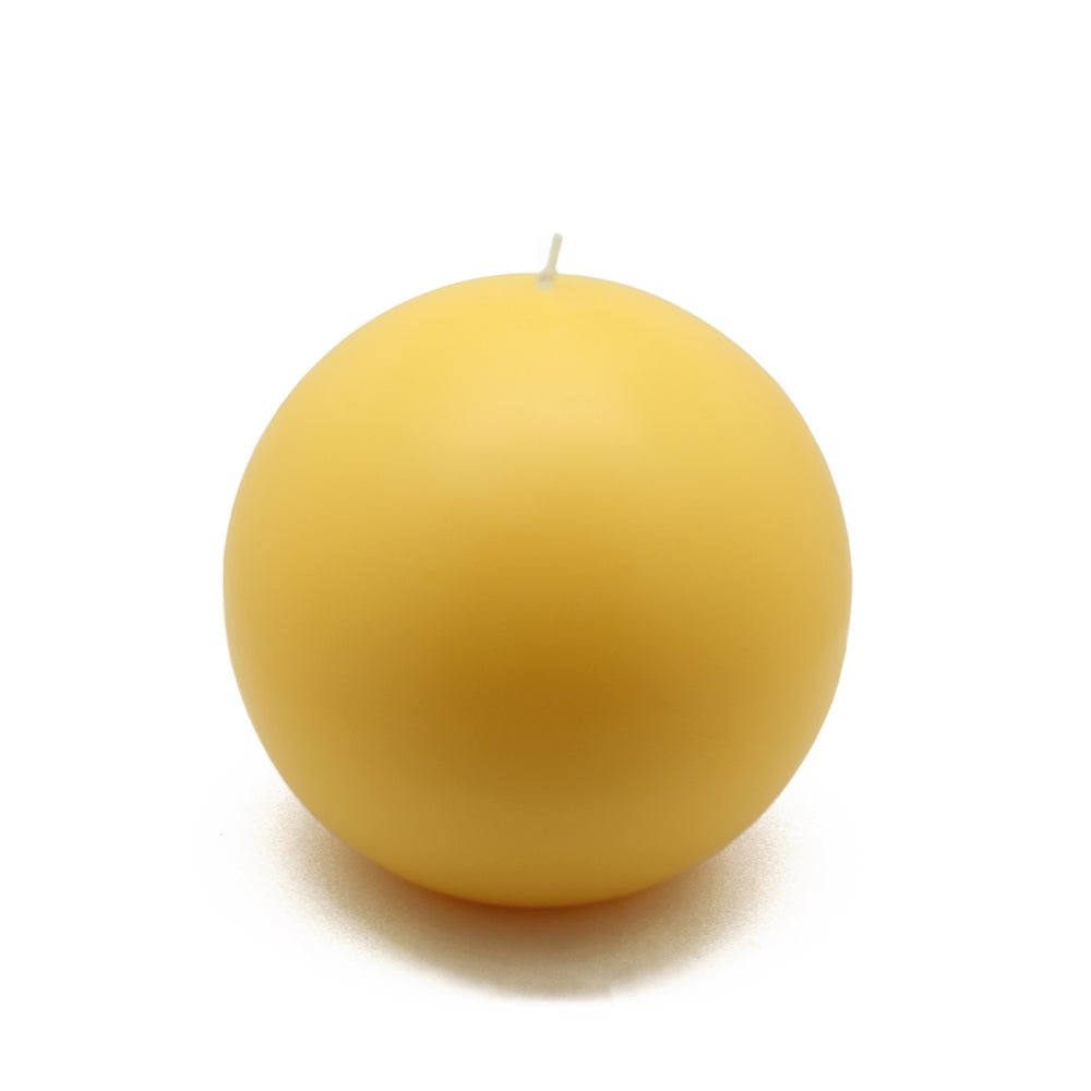 White Ball Candles 12 Pcs A663