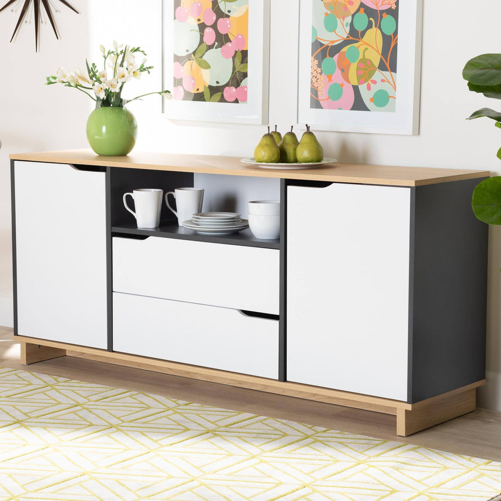 Multicolor 2-Door Wood Sideboard H5484