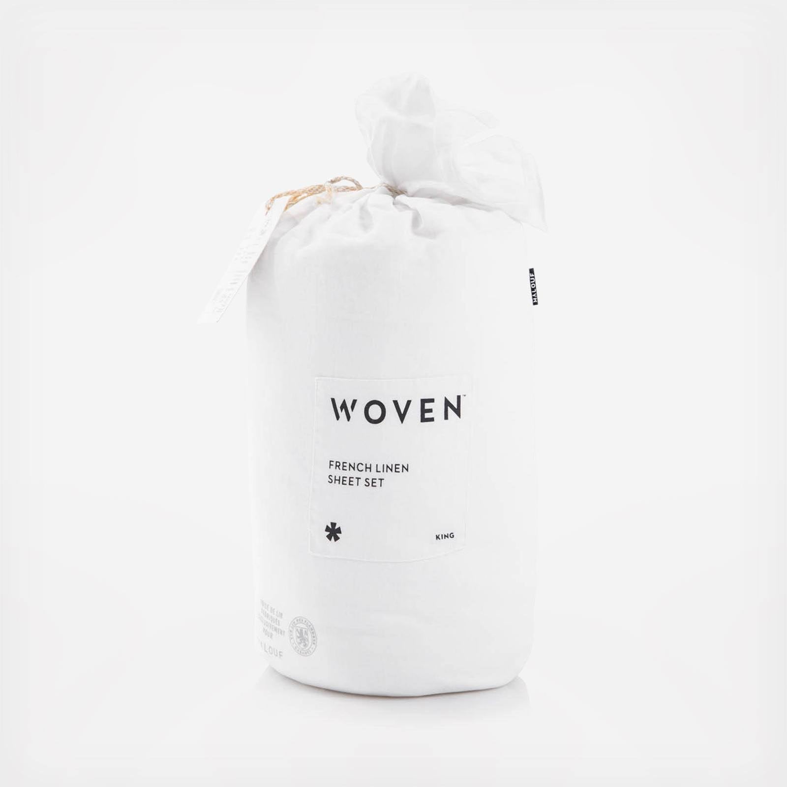 White Cal King French Linen T7338