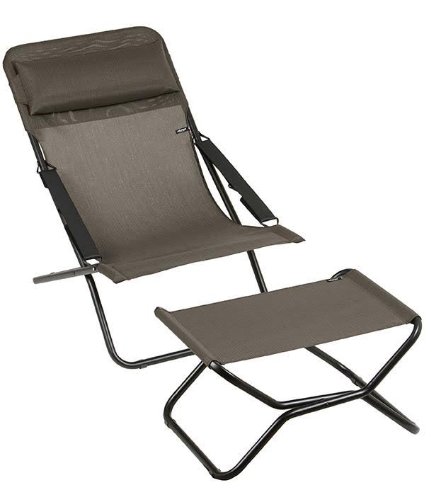 Black Steel Frame Folding Sling Chair H965