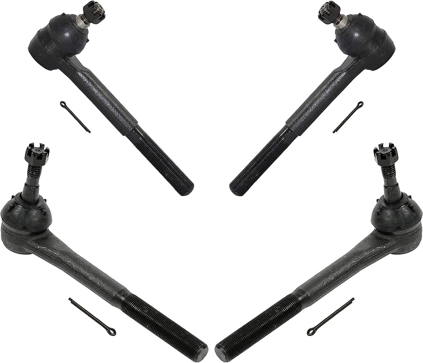 4WD Front Upper Control Arms w/Ball Joints Suspension Kit 15pc Set L74516