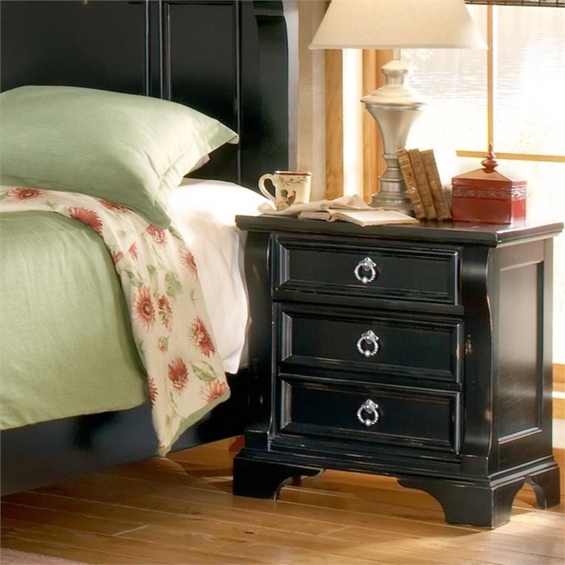Black Nightstand B56493