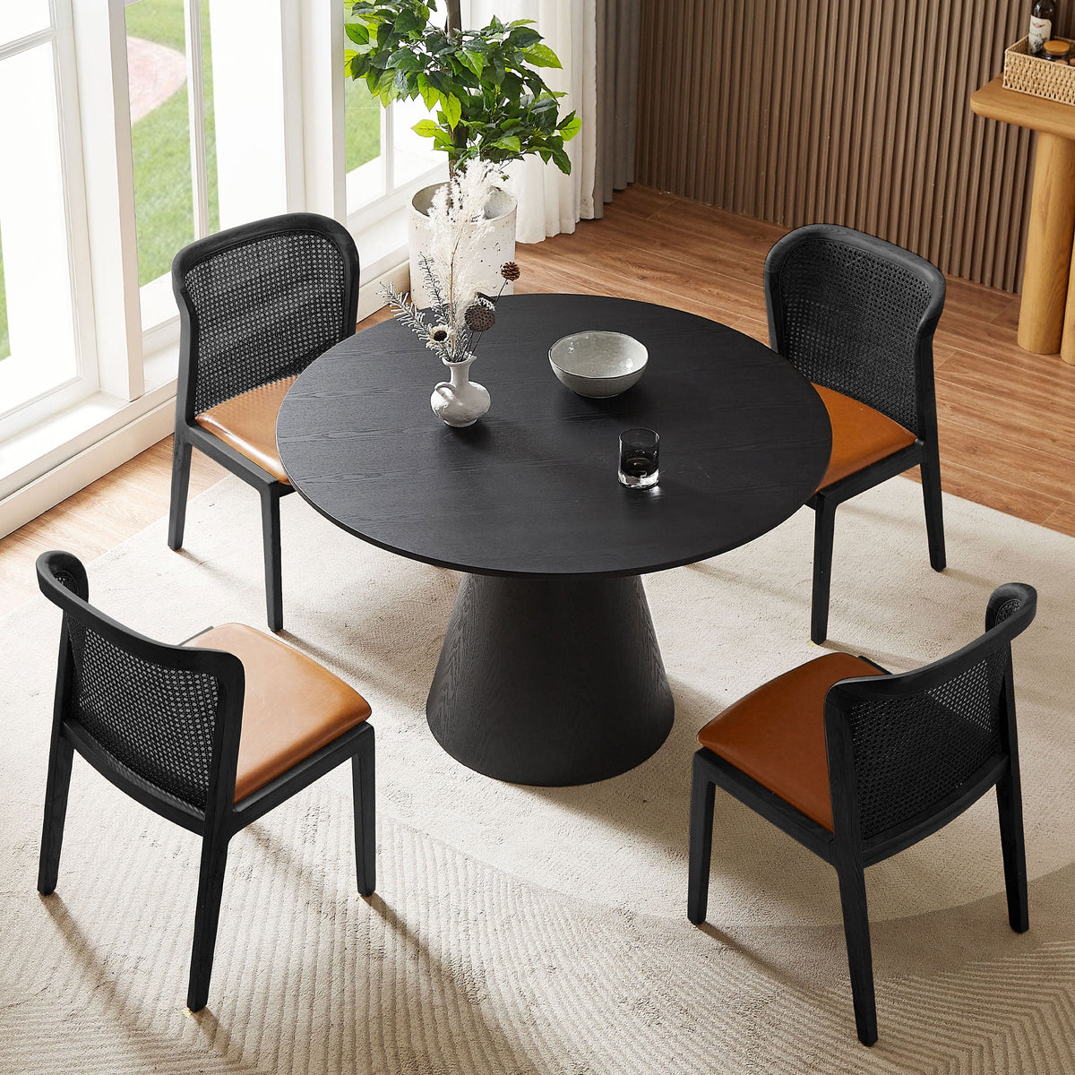 Black Round Dining Table I512
