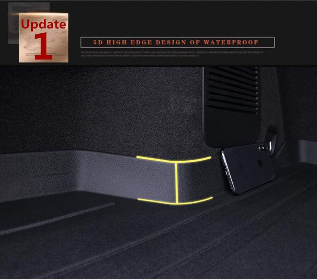 Black TPO Rear Cargo Liners Trunk Tray Mats for Honda Accord K706