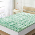 Queen 1.5" 5-Zone Memory Foam Mattress Topper with Aloe Infusion Z498630