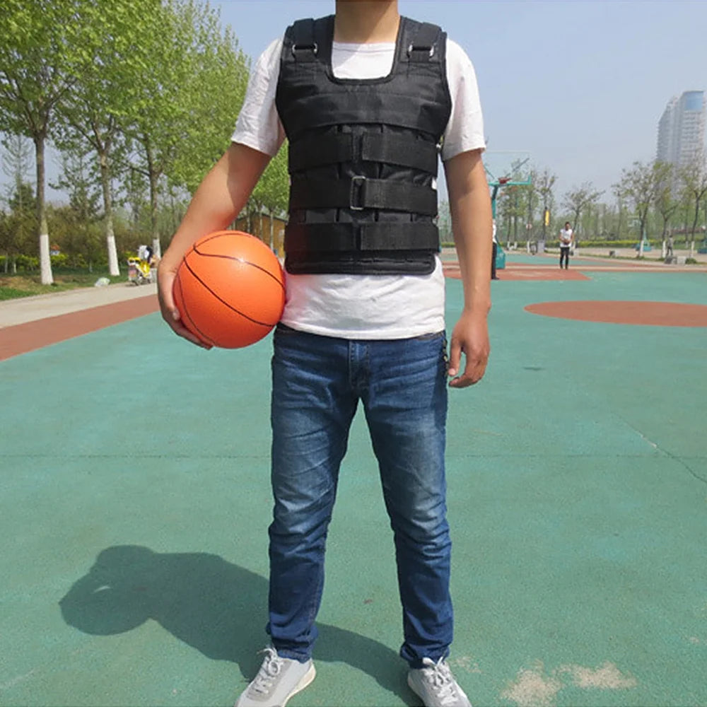 Adjustable Weighted Vest Oxford Exercise Weight Jacket W29606