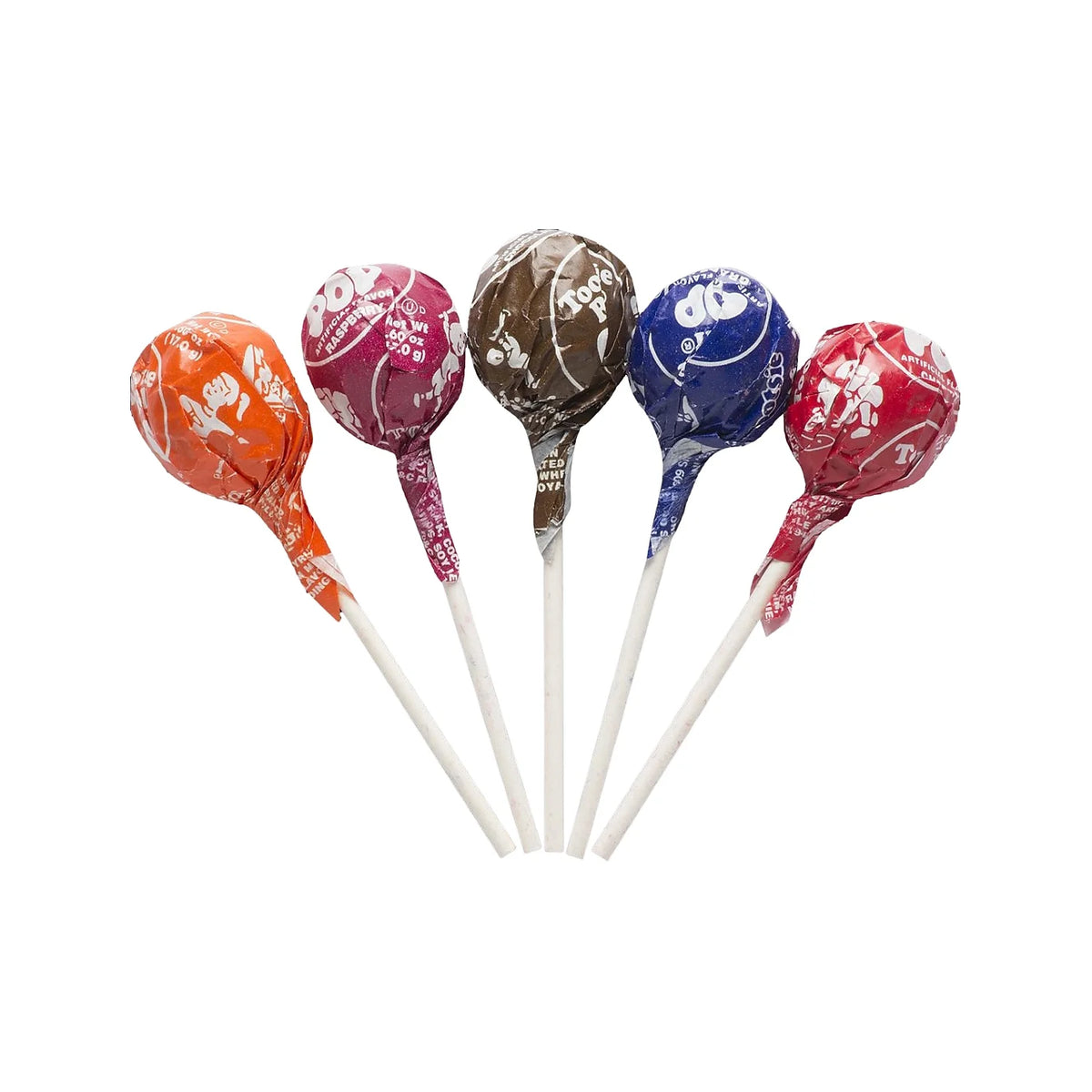 Assorted Flavors Tootsie Pops, 0.6 oz, 100/Box G167203