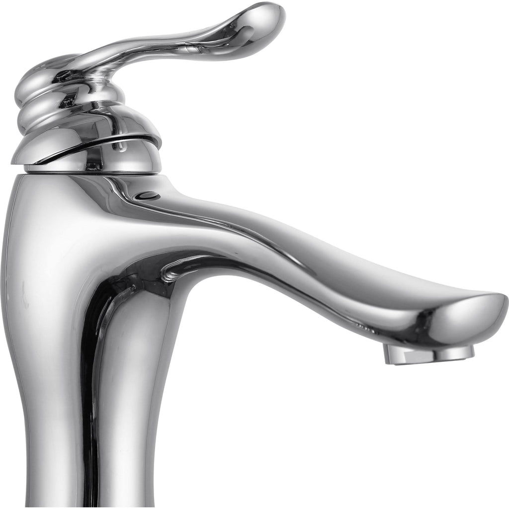 Brushed Nickel Single Hole Single Handle Bathroom Faucet S4278