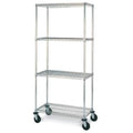 Chrome 4-Shelf Mobile Cart G24327