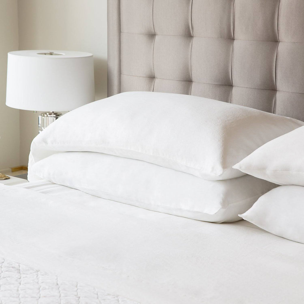 White Cal King French Linen T7338