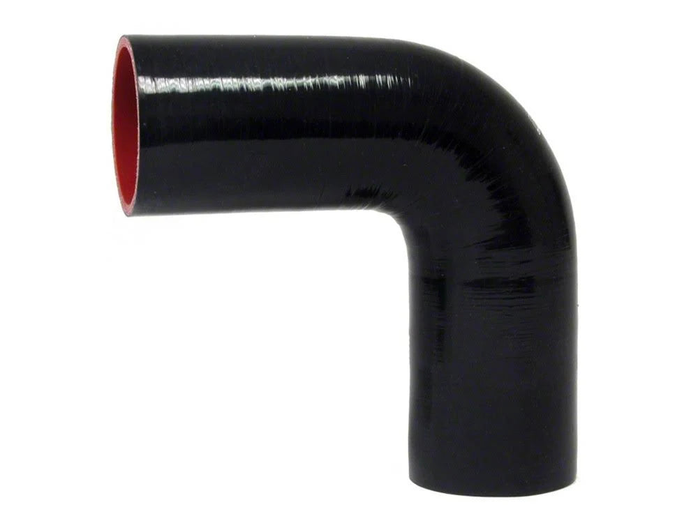 4.5inch 4-Ply Reinforced 90 Degree Elbow Coupler Silicone Hose Black K149421